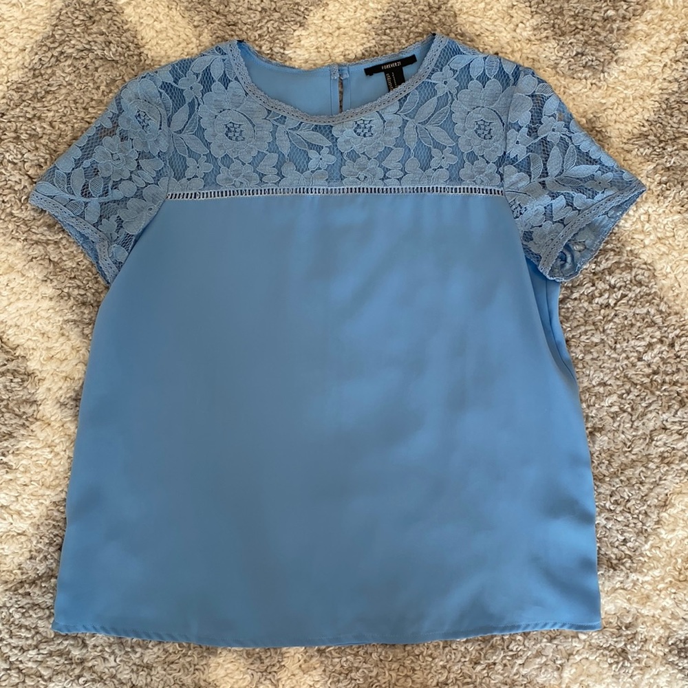 forever 21 lace blouse